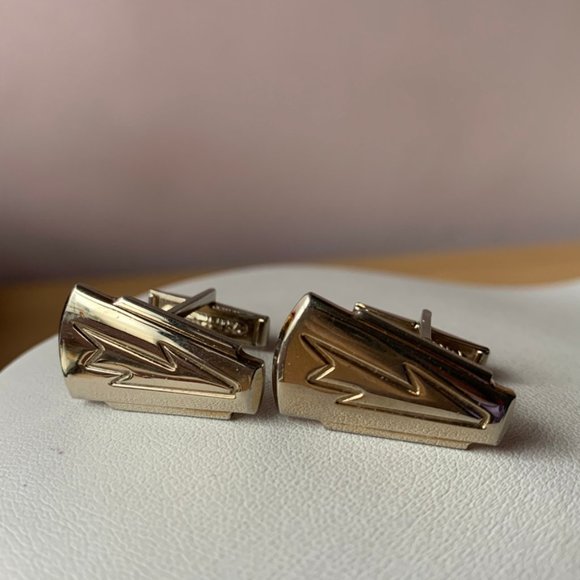 Vintage 1950’s Mens Silver Tone Cufflinks